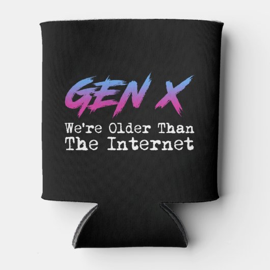 Gen X – インターネットより古い 缶クーラー (正面)