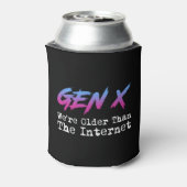 Gen X – インターネットより古い 缶クーラー (缶裏面)