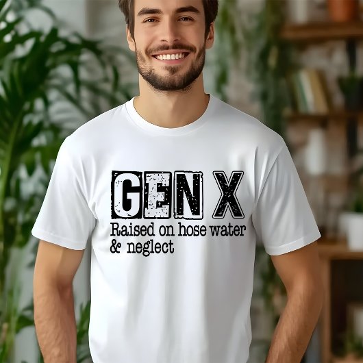 GEN-X ホースの水とネグレクトで育った Tシャツ
