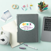 Gen X – 全員に悩まされる シール (iPadカバー)