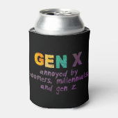 Gen X – 全員に悩まされる 缶クーラー (缶正面)