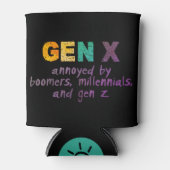 Gen X – 全員に悩まされる 缶クーラー (正面)