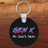 Gen X - 私たちは気にしない キーホルダー (裏面)