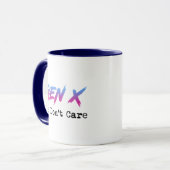 Gen X - 私たちは気にしない マグカップ (正面左)