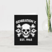 Gen X 1965 I'm 97% Sure You Don't Like Me Skull (  カード (正面)