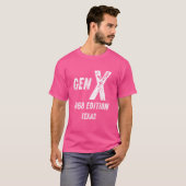 Gen X 1968エディション世代テキサス州誕生日Chris Tシャツ (正面フル)