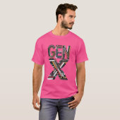 Gen X 80u2019sロックカセット Tシャツ (正面フル)