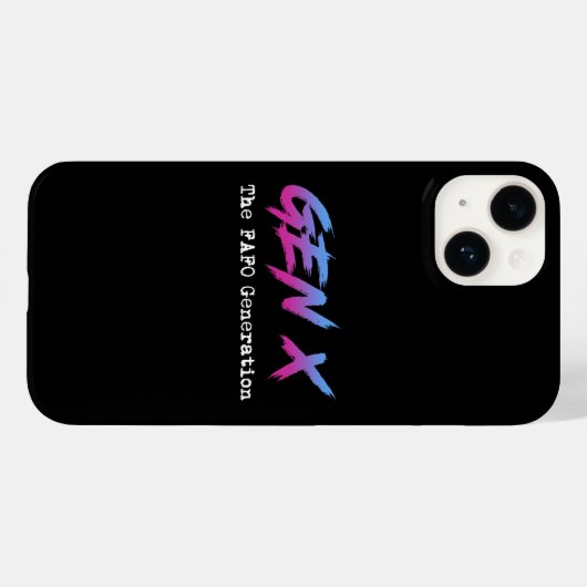 Gen X - FAFO世代 Case-Mate iPhoneケース (裏面 (横))