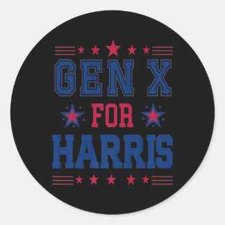 Gen X For Harris Walz 2024社長カマラハリス ラウンドシール