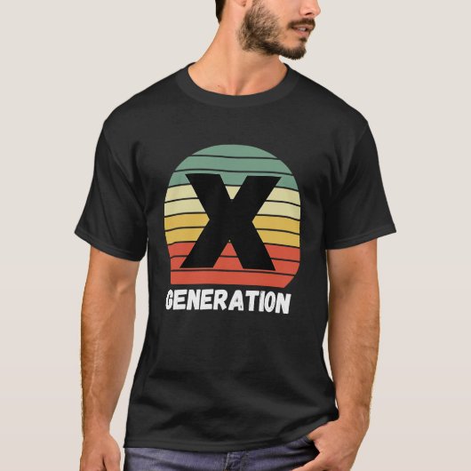 Gen x Generation x ~ 1964 1980 Tシャツ (正面)