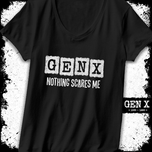 Gen X Nothingが私の世代X Gen Xer おもしろい Tシャツ