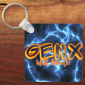 Gen X Pride Keychain キーホルダー (正面)