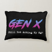 Gen X - Still Not Acting My Age アクセントクッション (裏面)