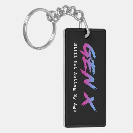 Gen X - Still Not Acting My Age キーホルダー (正面左)