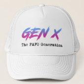 Gen X - The FAFO Generation キャップ (正面)