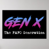 Gen X - The FAFO Generation ポスター (正面)