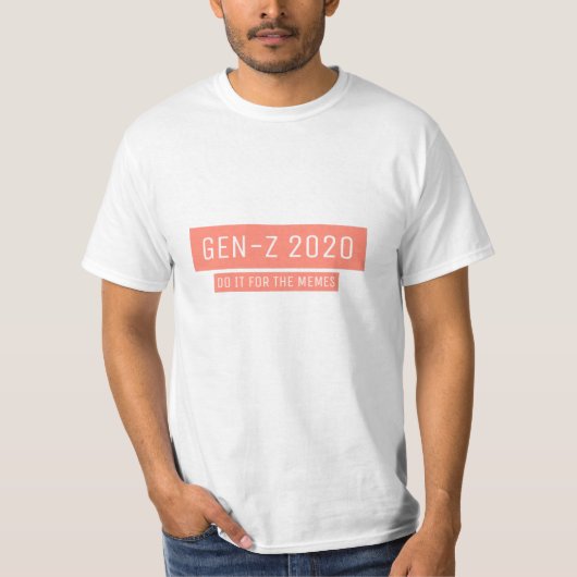 Gen-Zミーム Tシャツ (正面)