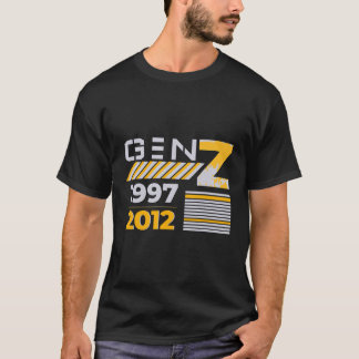 Gen Z 1997 2012 グラフィックTシャツデザイン Tシャツ
