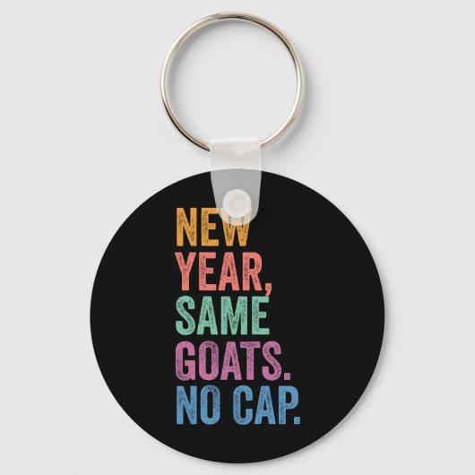 Gen Z Alpha 新学期 新年も同じGOAT達 キーホルダー (正面)