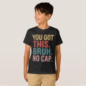 Gen Z Bruhテスト日先生このブ得ルを使用 Tシャツ (正面フル)