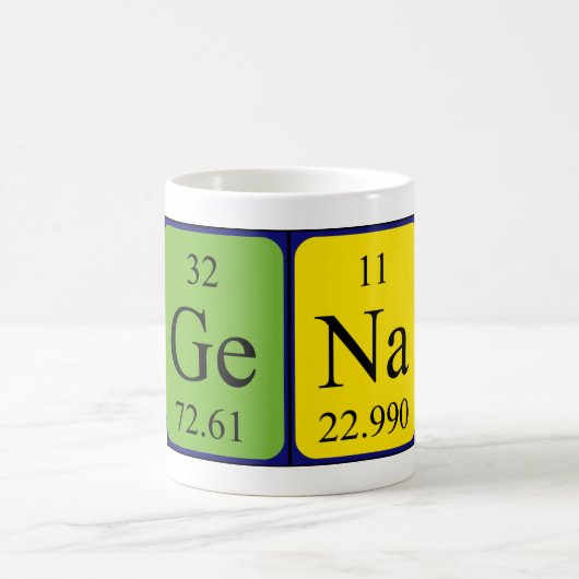 Gena期別テーブル名mag コーヒーマグカップ (中央)