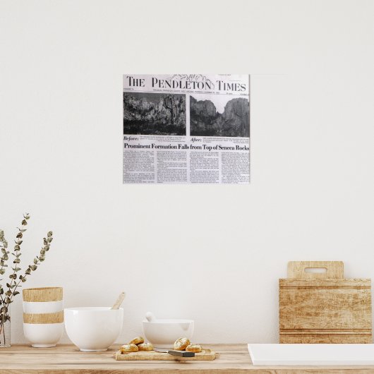 Gendarme秋ズアットセネカロック,ウェストバージニア ポスター (キッチン)