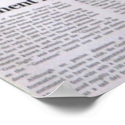 Gendarme秋ズアットセネカロック，ウェストバージニア ポスター (角)