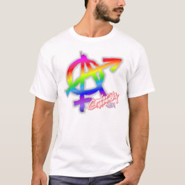 Gender Anarchy (フロントプリント) – レインボーシャツ Tシャツ