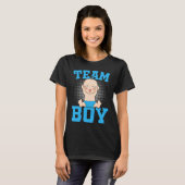 Gender Announcement  Team Boy Baby Party Reveal Pr Tシャツ (正面フル)