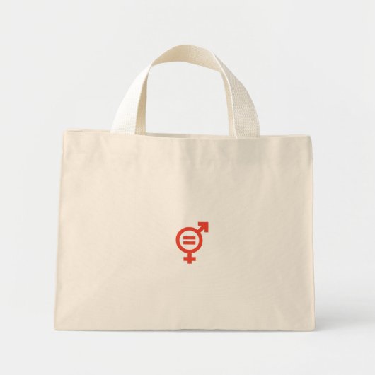 Gender Equality ミニトートバッグ (正面)