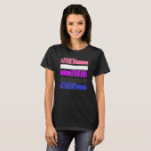 Gender Fluid Genderless - Non Binary Neutral They  Tシャツ (正面フル)