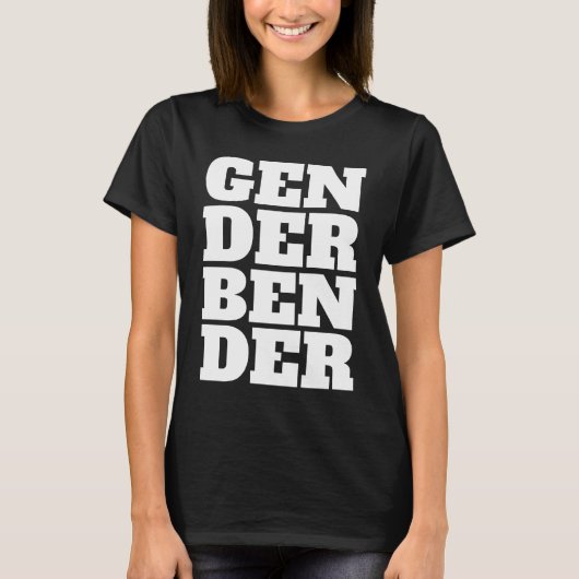 Gender Fluid Genderless Non Binary Pride Gender Be Tシャツ (正面)