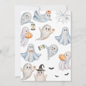 Gender Neutral A Little Boo Baby Shower 招待状 (裏面)