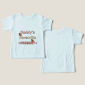 Gender-Neutral Baby Shirt • Cute Personalized (デザイン正面&裏面)