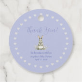 Gender Neutral Baby Shower Favor Tag フェイバータグ (裏面)
