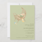 Gender Neutral Boho Baby Sprinkle Shower 招待状 (正面)