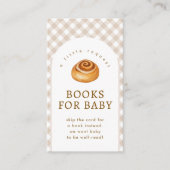 Gender Neutral Bun In The Oven Books For Baby エンクロージャーカード (正面)