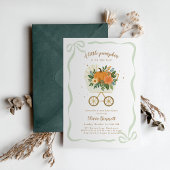 Gender Neutral Fall Little Pumpkin Baby Shower 招待状