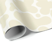 Gender Neutral Gift Wrap | Beige Cow Print ラッピングペーパー (ロールコーナー)