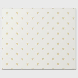 Gender Neutral Gift Wrap | Sand Hearts ラッピングペーパー