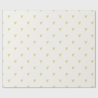 Gender Neutral Gift Wrap | Sand Hearts ラッピングペーパー