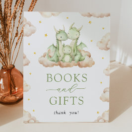 Gender Neutral Little Dragon Books and Gifts 台座サイン