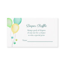 Gender Neutral Watercolor Balloon Baby Shower