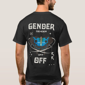 Gender Off Ellipse BTF Dark, Non-binaryプライド Tシャツ