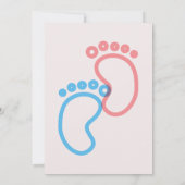 Gender Reveal Baby Shower   Invitation 招待状 (裏面)