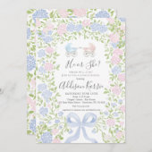 Gender Reveal Baby Shower invitation 招待状 (正面/裏面)