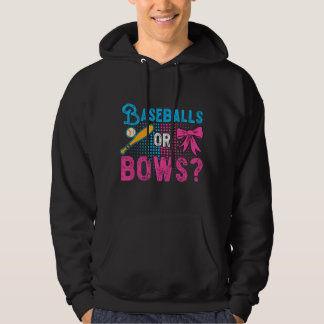 Gender Reveal Baseball Quote for a Baseball Family パーカ