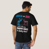 Gender Reveal BuckまたはDoeパーティーGranma Tシャツ (裏面フル)
