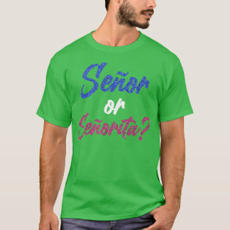 Gender Reveal Gifts for Cinco De Mayo Meican Guita Tシャツ