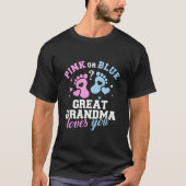 Gender Reveal Great Grandma Tシャツ (正面)